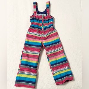 Obermeyer striped snow bib